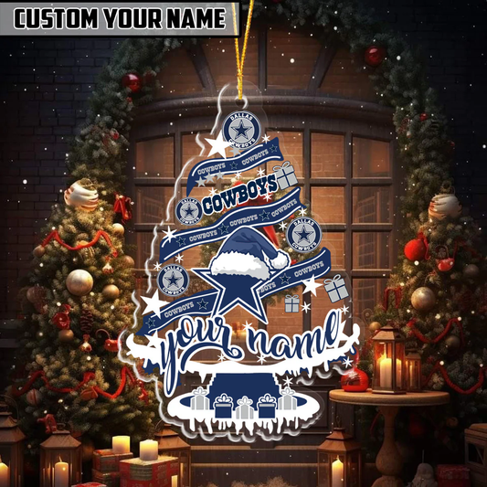 LIMITED EDITION - NEW CUSTOMIZED NFL21 DCB DALLAS COWBOYS ORNAMENT