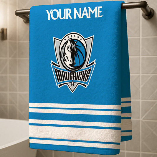The Mavs NBA Personalized Beach & Bath Towel