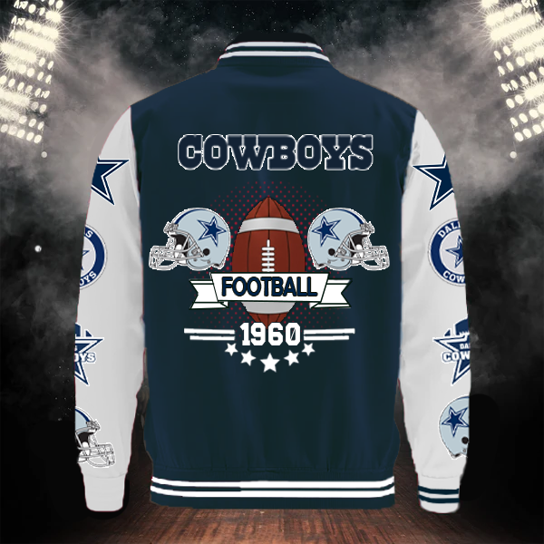 LIMITED EDITION - NEW CUSTOMIZED NFL21 DCB DALLAS COWBOYS BASEBALL JACKET