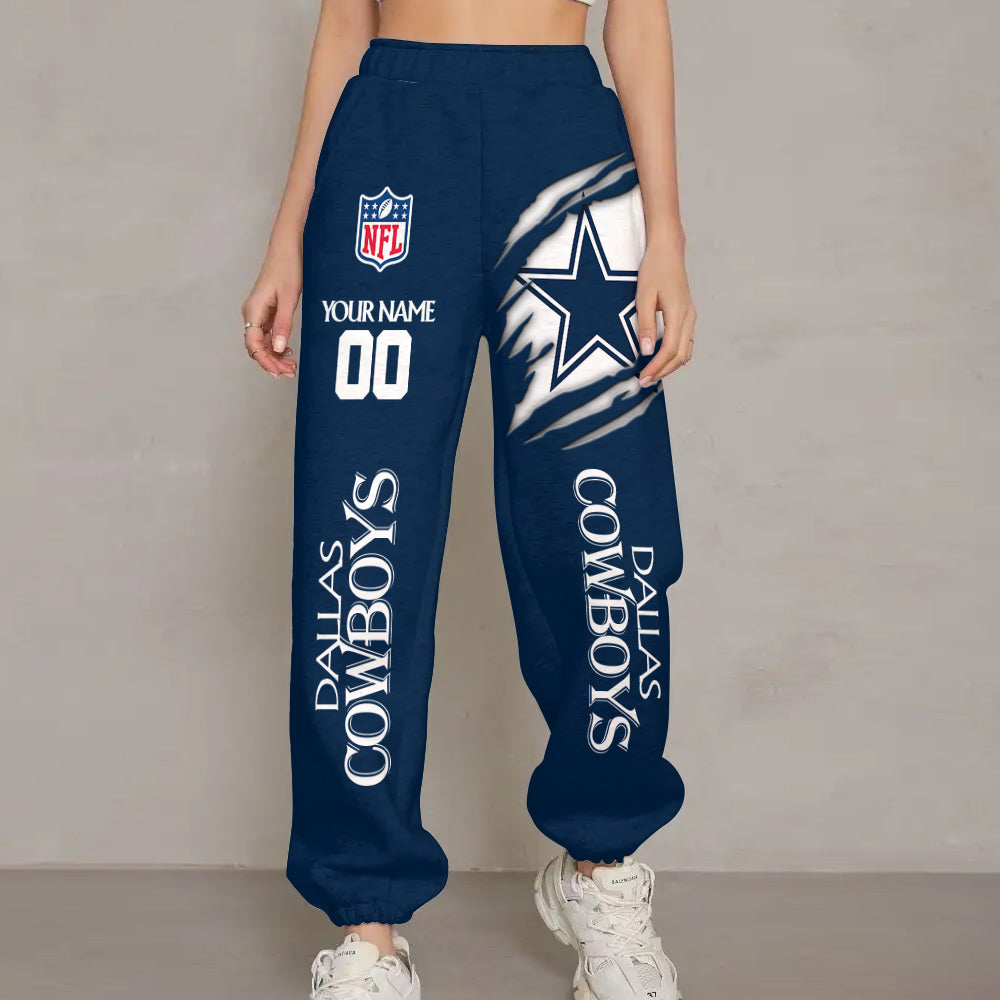 LIMITED EDITION - NEW PREMIUM NFL21 DCB DALLAS COWBOYS UNISEX LONG PANTS