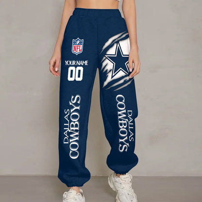 LIMITED EDITION - NEW PREMIUM NFL21 DCB DALLAS COWBOYS UNISEX LONG PANTS