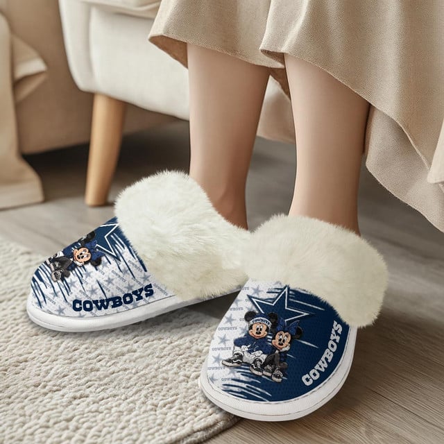 [SPECIAL OFFER] NEW CUSTOMIZED NFL21 DCB DALLAS COWBOYS COTTON SLIPPERS