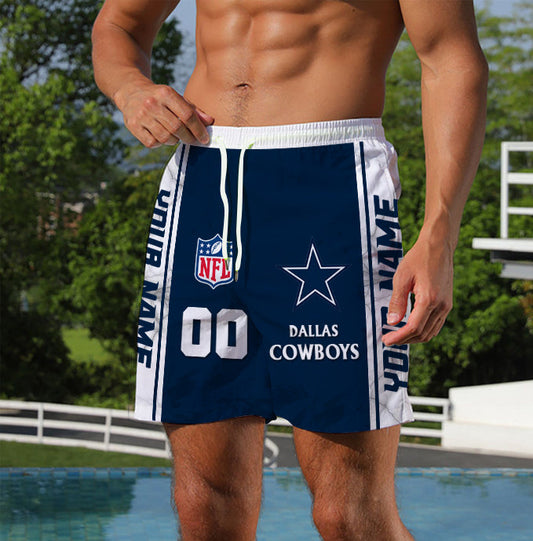 LIMITED EDITION - NEW CUSTOMIZED NFL21 DCB DALLAS COWBOYS UNISEX SHORT PANTS