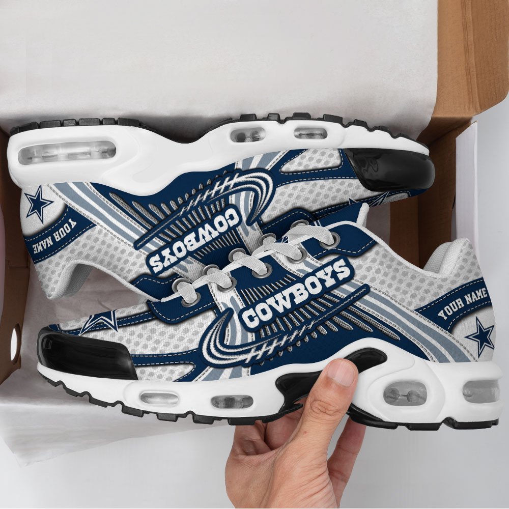 LIMITED EDITION - NEW CUSTOMIZED NFL21 DCB DALLAS COWBOYS UNISEX AIR MAX PLUS SNEAKERS