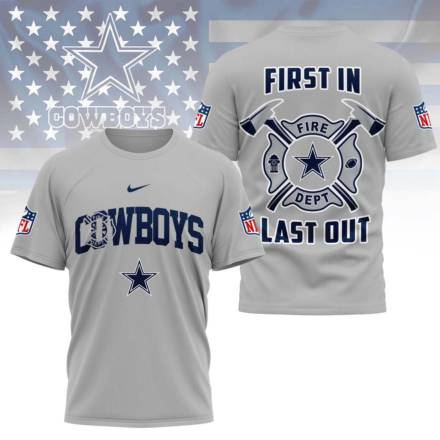 LIMITED EDITION - NEW CUSTOMIZED NFL21 DCB DALLAS COWBOYS T-SHIRT | MULTIPLE COLORS AVAILABLE