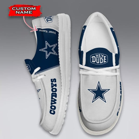 LIMITED EDITION - NEW CUSTOMIZED NFL21 DCB DALLAS COWBOYS LOAFER SHOES