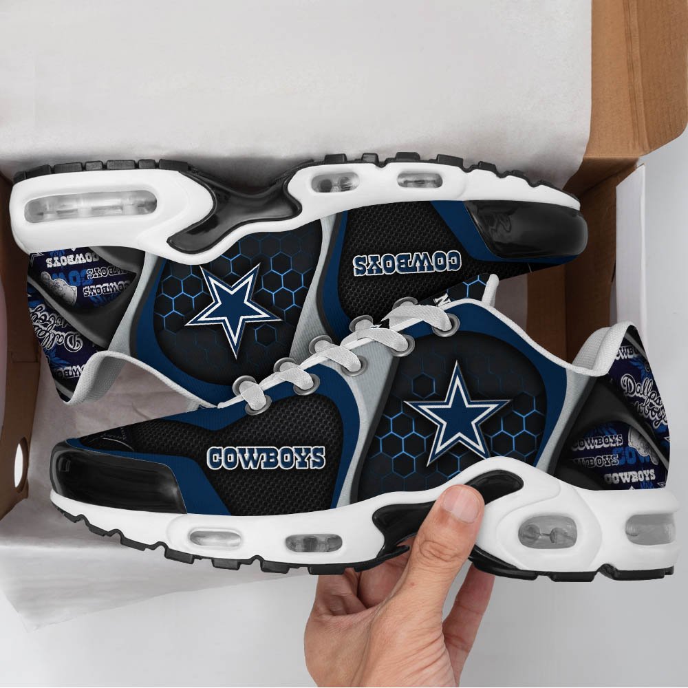 LIMITED EDITION - NEW CUSTOMIZED NFL21 DCB DALLAS COWBOYS UNISEX AIR MAX PLUS SNEAKERS