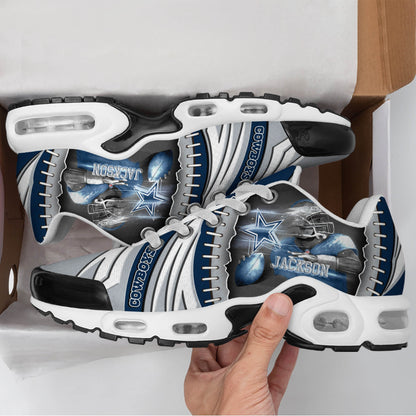 LIMITED EDITION - NEW CUSTOMIZED NFL21 DCB DALLAS COWBOYS UNISEX AIR MAX PLUS SNEAKERS