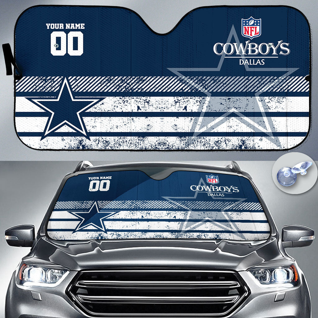LIMITED EDITION - NEW CUSTOMIZED NFL21 DCB DALLAS COWBOYS AUTO WINDSHIELD SHADE