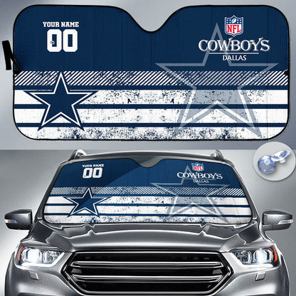 LIMITED EDITION - NEW CUSTOMIZED NFL21 DCB DALLAS COWBOYS AUTO WINDSHIELD SHADE