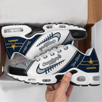 LIMITED EDITION - NEW CUSTOMIZED NFL21 DCB DALLAS COWBOYS UNISEX AIR MAX PLUS SNEAKERS