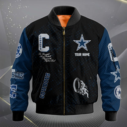 LIMITED EDITION - NEW CUSTOMIZED NFL21 DCB DALLAS COWBOYS SATIN VARSITY JACKET & LONG PANTS