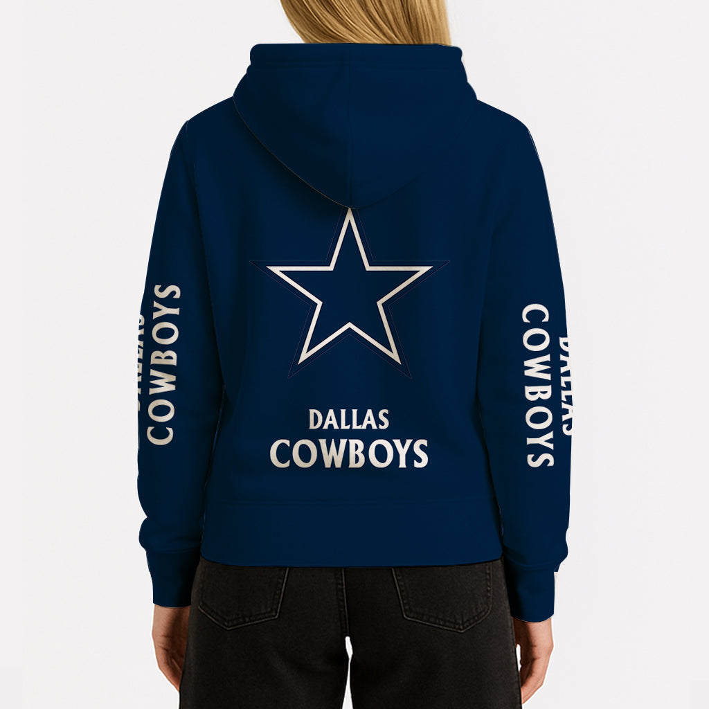 LIMITED EDITION - NEW CUSTOMIZED NFL21 DCB DALLAS COWBOYS UNISEX HOODIE