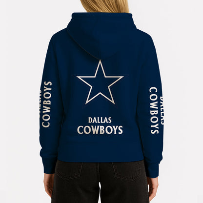 LIMITED EDITION - NEW CUSTOMIZED NFL21 DCB DALLAS COWBOYS UNISEX HOODIE