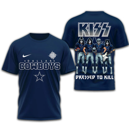 LIMITED EDITION - NEW CUSTOMIZED NFL21 DCB DALLAS COWBOYS T-SHIRT | MULTIPLE COLORS AVAILABLE