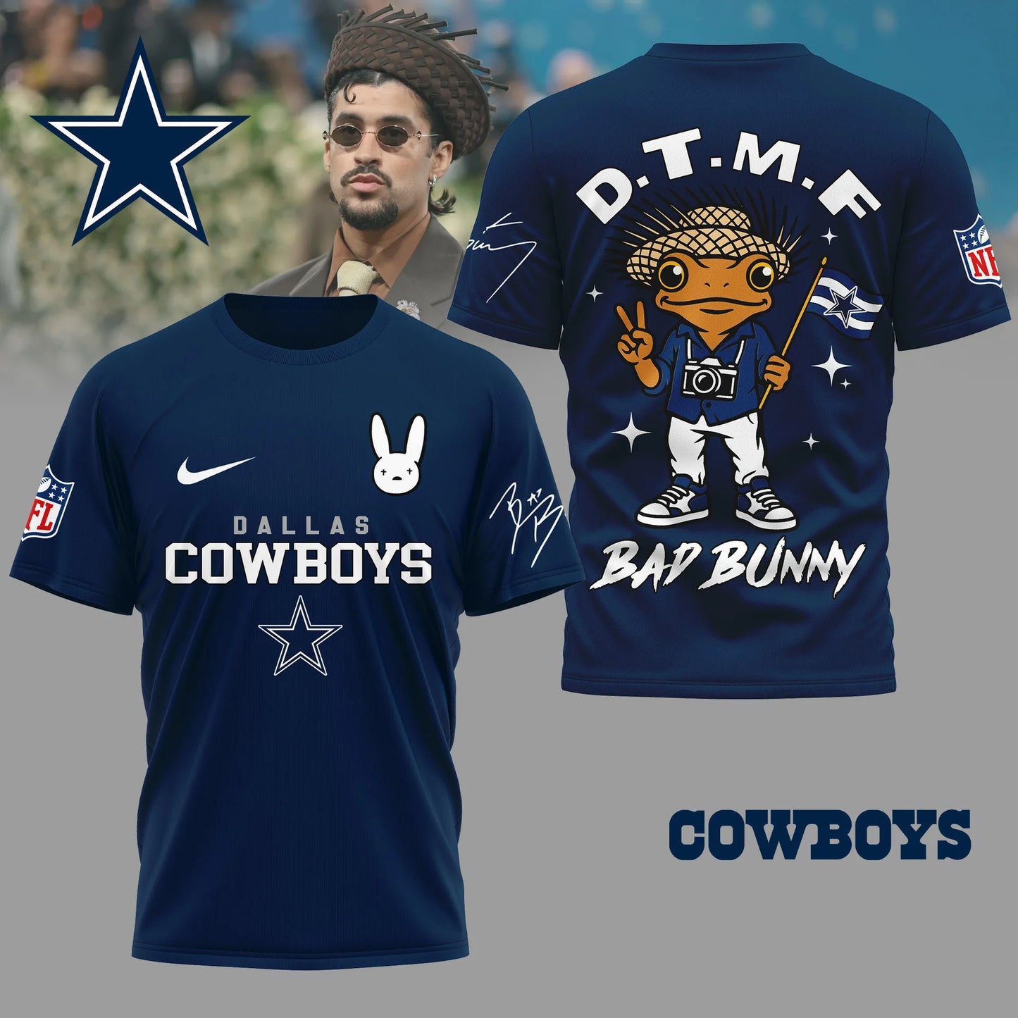 LIMITED EDITION - NEW CUSTOMIZED NFL21 DCB DALLAS COWBOYS T-SHIRT, HOODIE, ZIP HOODIE