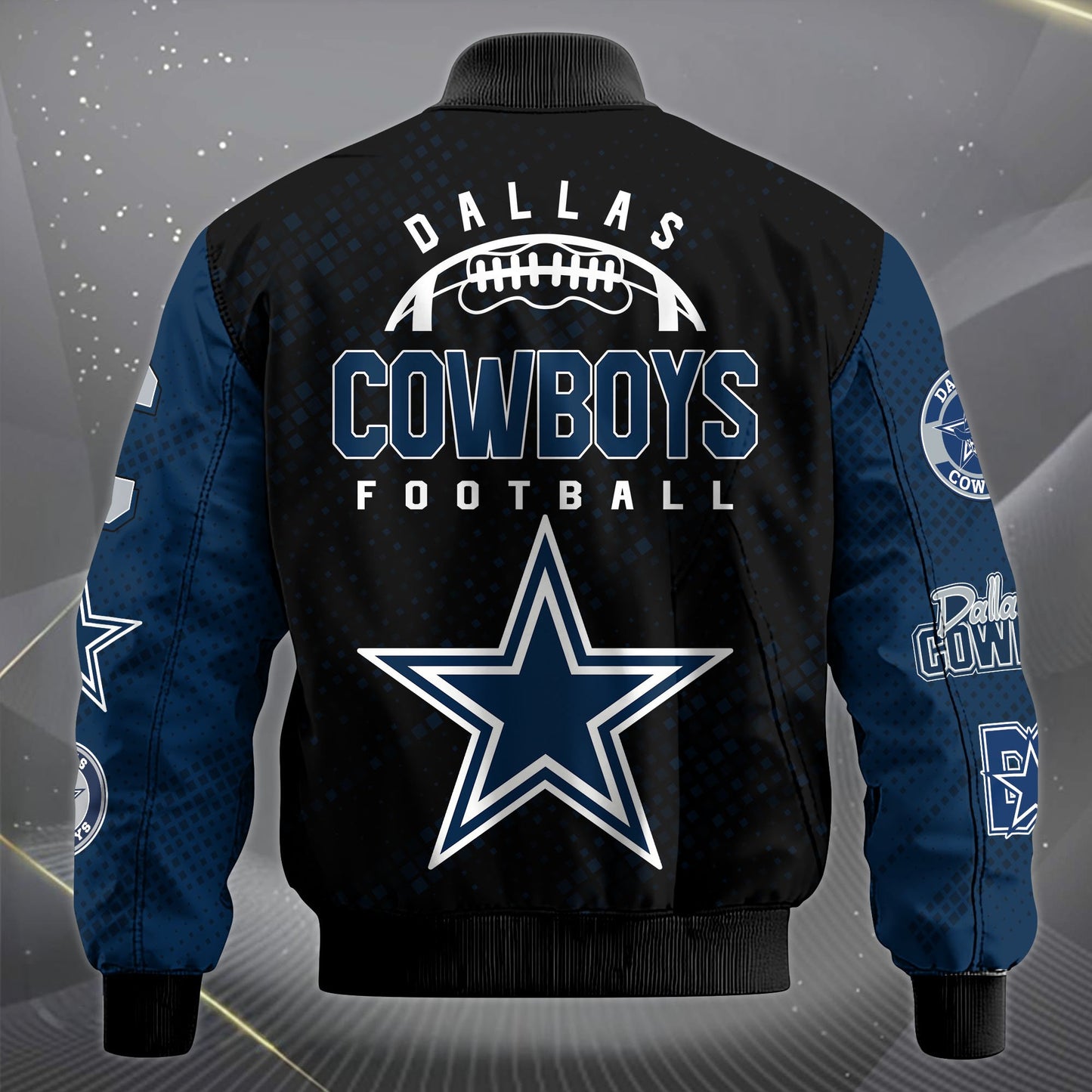 LIMITED EDITION - NEW CUSTOMIZED NFL21 DCB DALLAS COWBOYS SATIN VARSITY JACKET & LONG PANTS