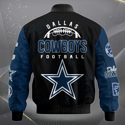 LIMITED EDITION - NEW CUSTOMIZED NFL21 DCB DALLAS COWBOYS SATIN VARSITY JACKET & LONG PANTS