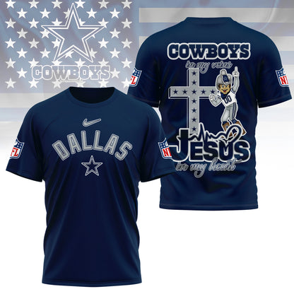 LIMITED EDITION - NEW CUSTOMIZED NFL21 DCB DALLAS COWBOYS T-SHIRT | MULTIPLE COLORS AVAILABLE