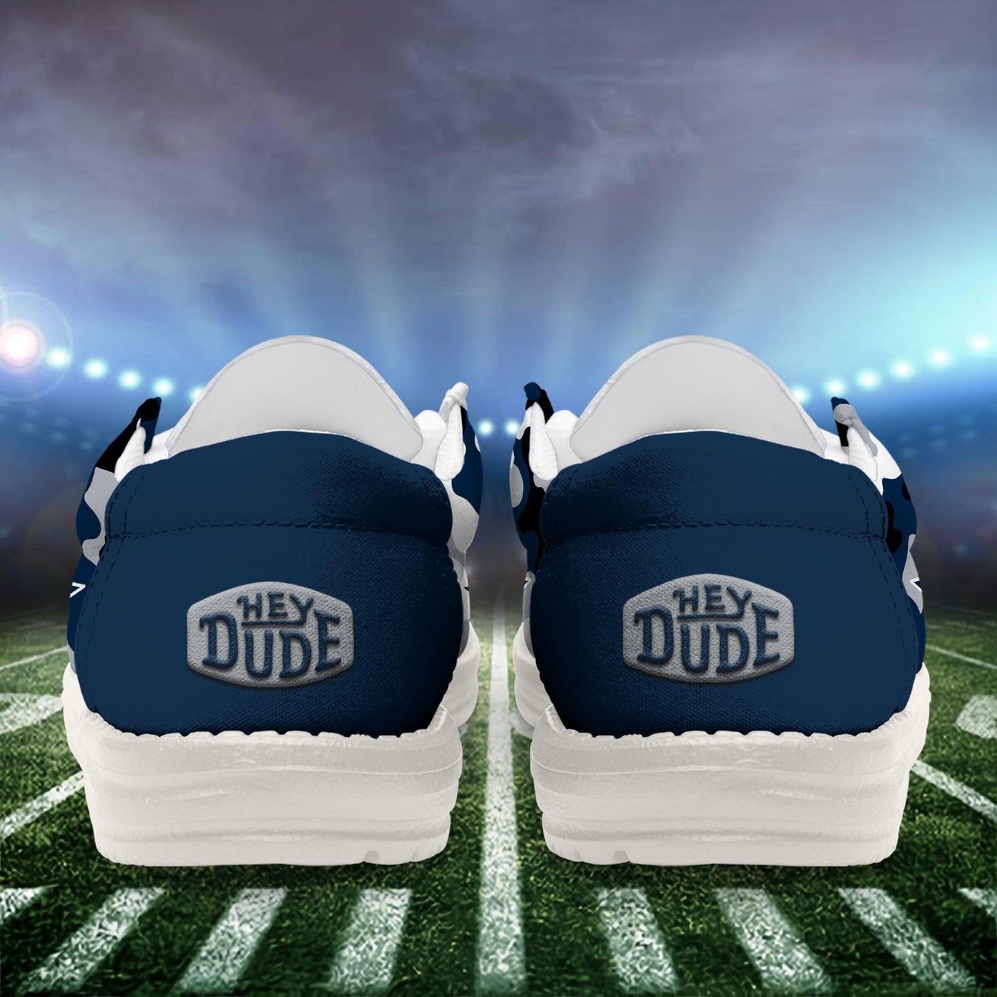 LIMITED EDITION - NEW CUSTOMIZED NFL21 DCB DALLAS COWBOYS LOAFER SHOES