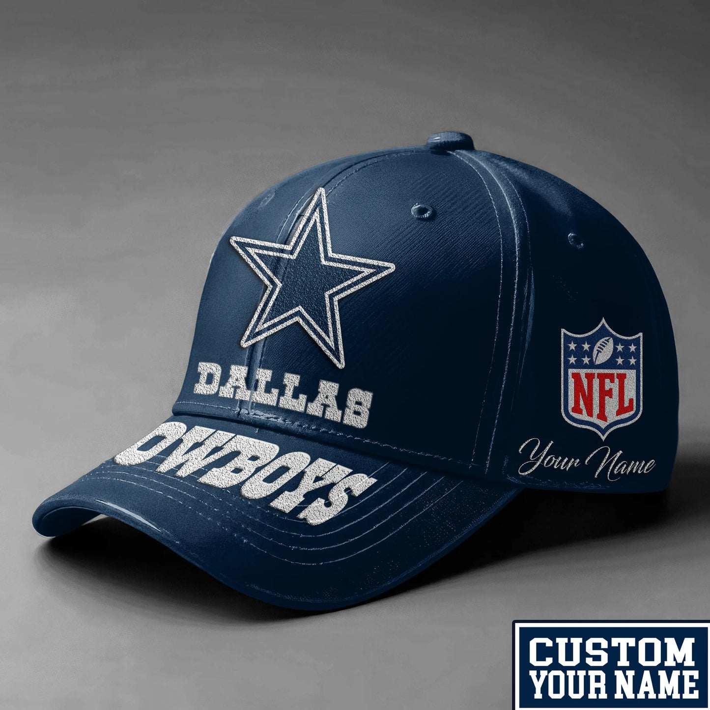 LIMITED EDITION - NEW CUSTOMIZED NFL21 DCB DALLAS COWBOYS CLASSIC CAP