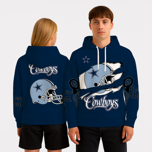 LIMITED EDITION - NEW CUSTOMIZED NFL21 DCB DALLAS COWBOYS UNISEX T-SHIRT, POLO, HOODIE & JACKETS