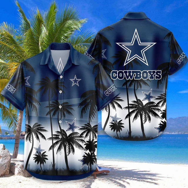 LIMITED EDITION - NEW CUSTOMIZED UNISEX NFL21 DCB DALLAS COWBOYS HAWAIIAN SHIRT & SHORTS SET