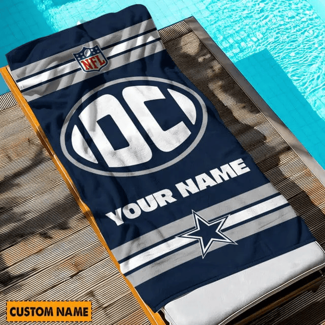 LIMITED EDITION - NEW CUSTOMIZED NFL21 DCB DALLAS COWBOYS BEACH & BATH TOWEL (KIDS & ADULTS)