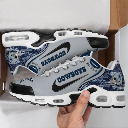 LIMITED EDITION - NEW CUSTOMIZED NFL21 DCB DALLAS COWBOYS UNISEX AIR MAX PLUS SNEAKERS