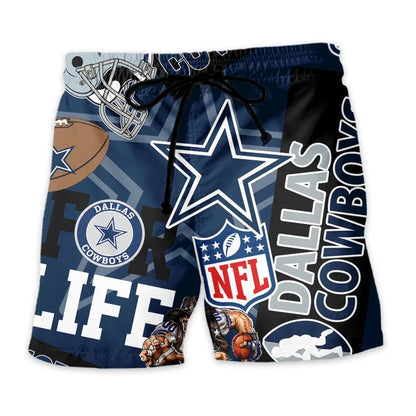 LIMITED EDITION - NEW CUSTOMIZED UNISEX NFL21 DCB DALLAS COWBOYS HAWAIIAN SHIRT & SHORTS SET