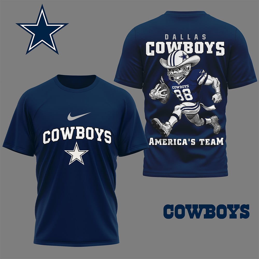LIMITED EDITION - NEW CUSTOMIZED NFL21 DCB DALLAS COWBOYS NATION GEAR 3D SHIRT
