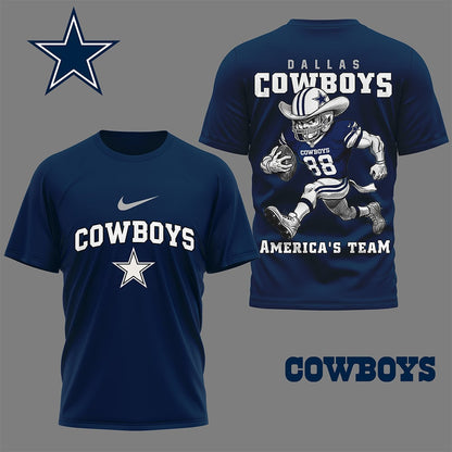 LIMITED EDITION - NEW CUSTOMIZED NFL21 DCB DALLAS COWBOYS NATION GEAR 3D SHIRT