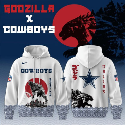 LIMITED EDITION - NEW CUSTOMIZED NFL21 DCB DALLAS COWBOYS x GODZILLA T-SHIRT, HOODIE, ZIP HOODIE