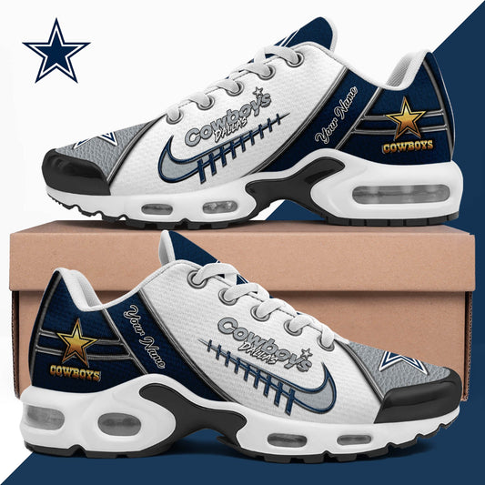LIMITED EDITION - NEW CUSTOMIZED NFL21 DCB DALLAS COWBOYS UNISEX AIR MAX PLUS SNEAKERS