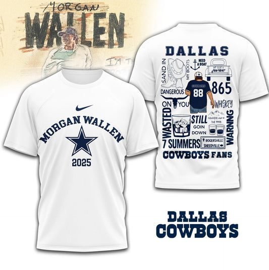 LIMITED EDITION - NEW CUSTOMIZED NFL21 DCB DALLAS COWBOYS T-SHIRT | MULTIPLE COLORS AVAILABLE