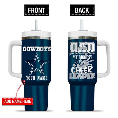 [SPECIAL OFFER] NEW CUSTOMIZED NFL21 DCB DALLAS COWBOYS 40OZ TUMBLER