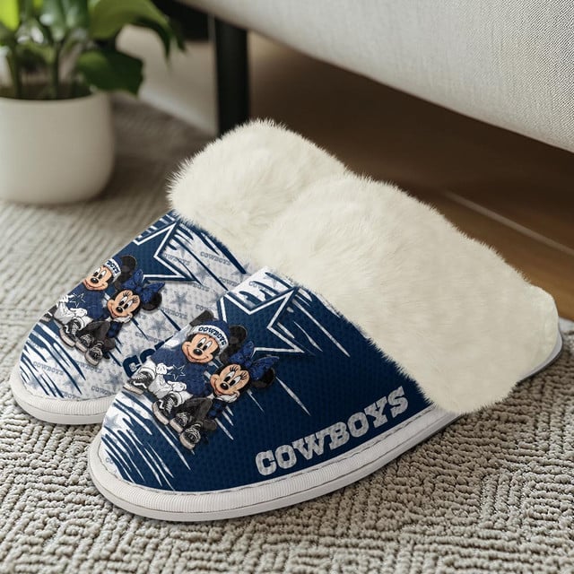 [SPECIAL OFFER] NEW CUSTOMIZED NFL21 DCB DALLAS COWBOYS COTTON SLIPPERS