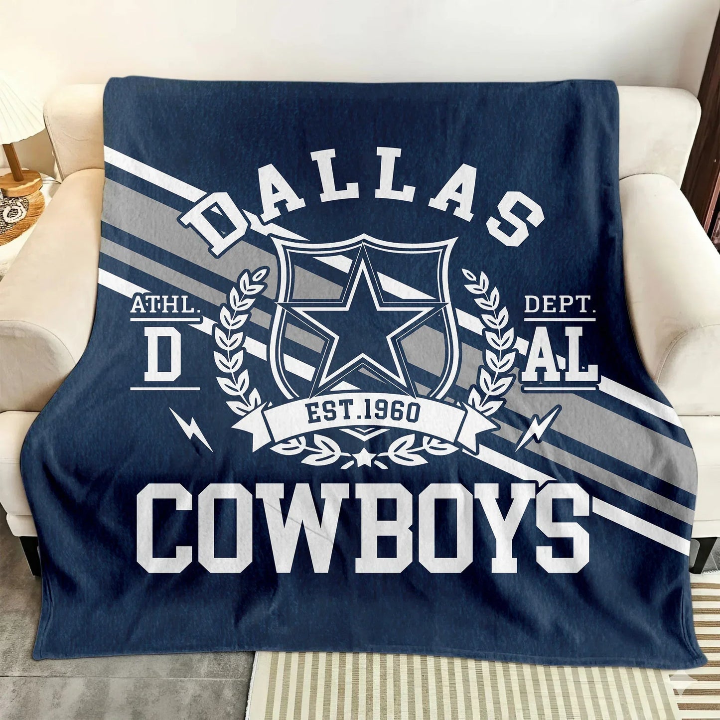 LIMITED EDITION - NEW CUSTOMIZED NFL21 DCB DALLAS COWBOYS NORMAL & FLEECE BLANKET