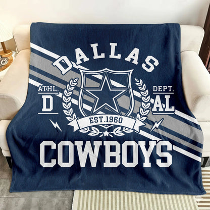 LIMITED EDITION - NEW CUSTOMIZED NFL21 DCB DALLAS COWBOYS NORMAL & FLEECE BLANKET