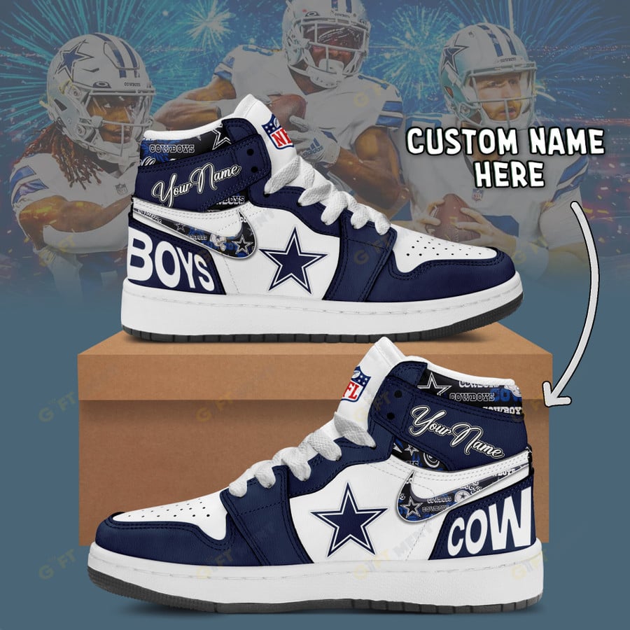 [SPECIAL OFFER] NEW CUSTOMIZED NFL21 DCB DALLAS COWBOYS AIR JORDAN 1