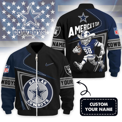 LIMITED EDITION - NEW CUSTOMIZED NFL21 DCB DALLAS COWBOYS UNISEX T-SHIRT, POLO, HOODIE & JACKETS