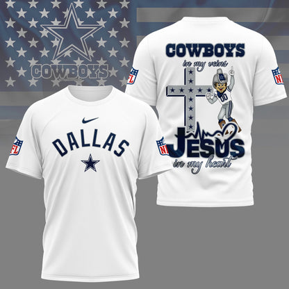 LIMITED EDITION - NEW CUSTOMIZED NFL21 DCB DALLAS COWBOYS T-SHIRT | MULTIPLE COLORS AVAILABLE