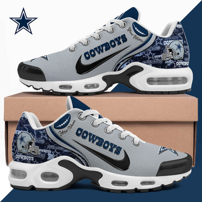 LIMITED EDITION - NEW CUSTOMIZED NFL21 DCB DALLAS COWBOYS UNISEX AIR MAX PLUS SNEAKERS