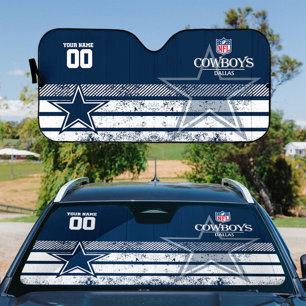 LIMITED EDITION - NEW CUSTOMIZED NFL21 DCB DALLAS COWBOYS AUTO WINDSHIELD SHADE