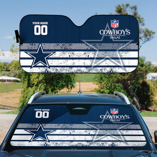 LIMITED EDITION - NEW CUSTOMIZED NFL21 DCB DALLAS COWBOYS AUTO WINDSHIELD SHADE