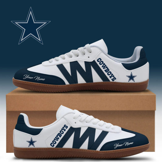 LIMITED EDITION - NEW CUSTOMIZED NFL21 DCB DALLAS COWBOYS CLASSIC SNEAKERS