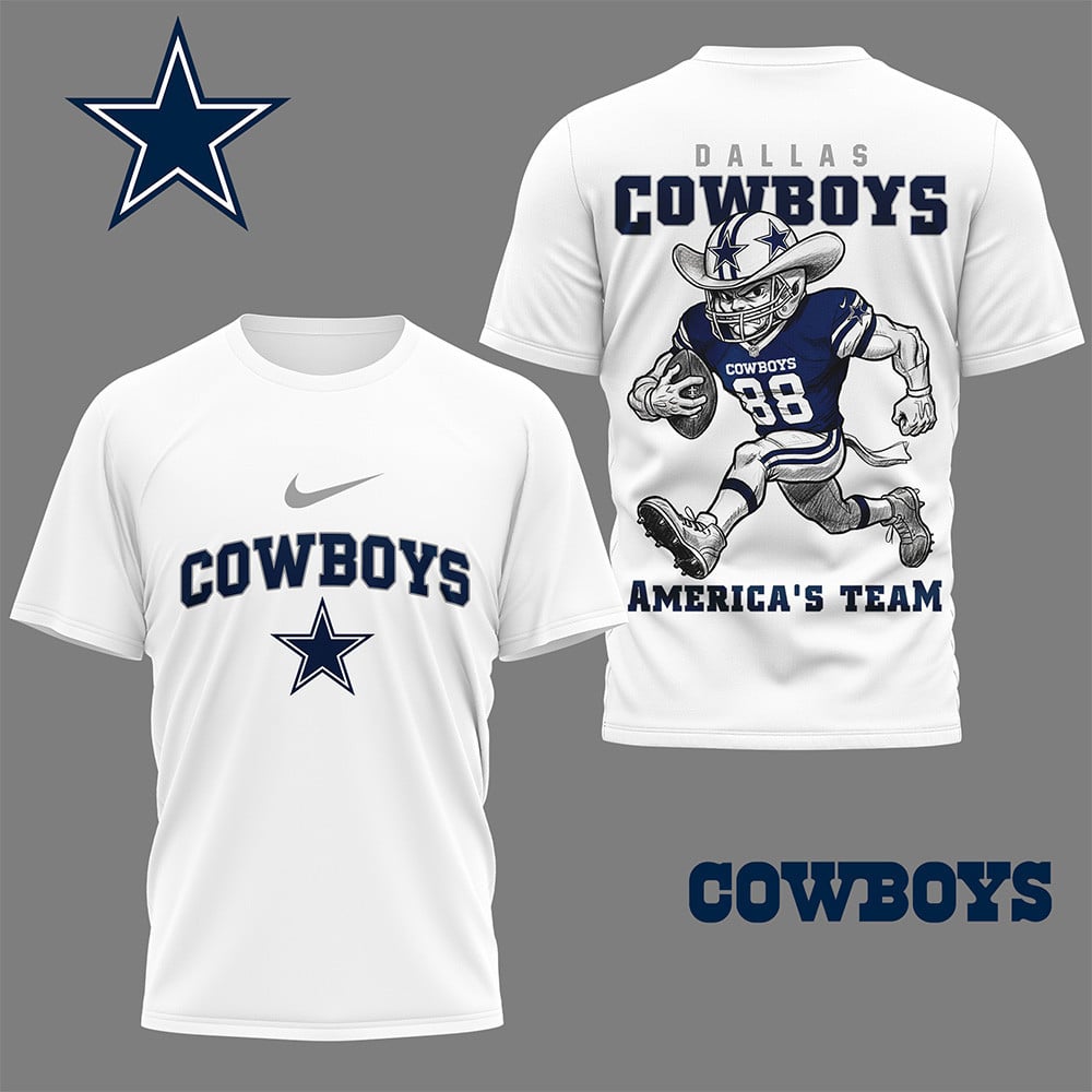 LIMITED EDITION - NEW CUSTOMIZED NFL21 DCB DALLAS COWBOYS NATION GEAR 3D SHIRT