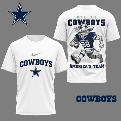 LIMITED EDITION - NEW CUSTOMIZED NFL21 DCB DALLAS COWBOYS NATION GEAR 3D SHIRT
