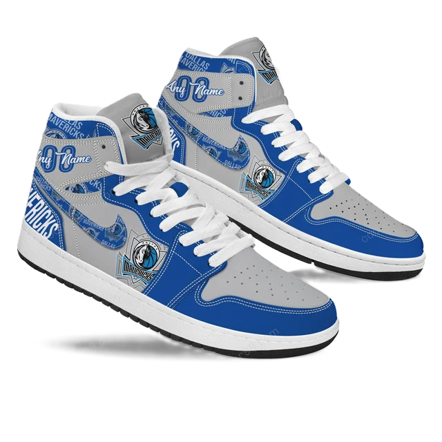 [HOT DEAL] NEW CUSTOMIZED NBA18 DMA DALLAS MAVERICKS AIR JORDAN SNEAKERS