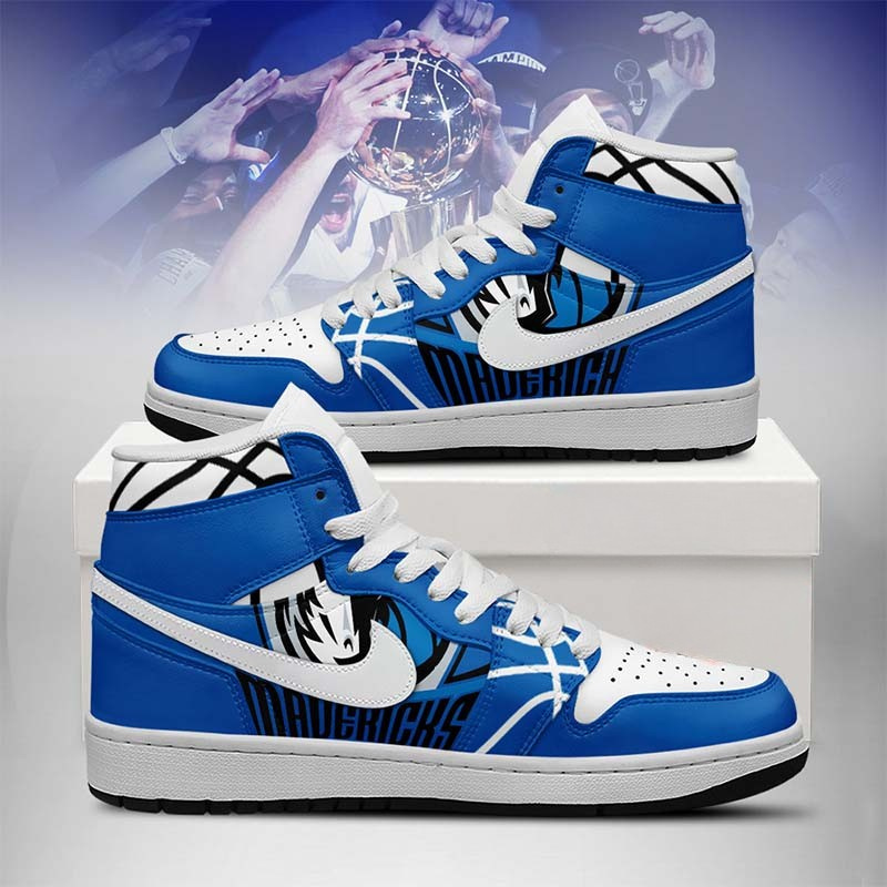 [HOT DEAL] NEW CUSTOMIZED NBA18 DMA DALLAS MAVERICKS AIR JORDAN SNEAKERS
